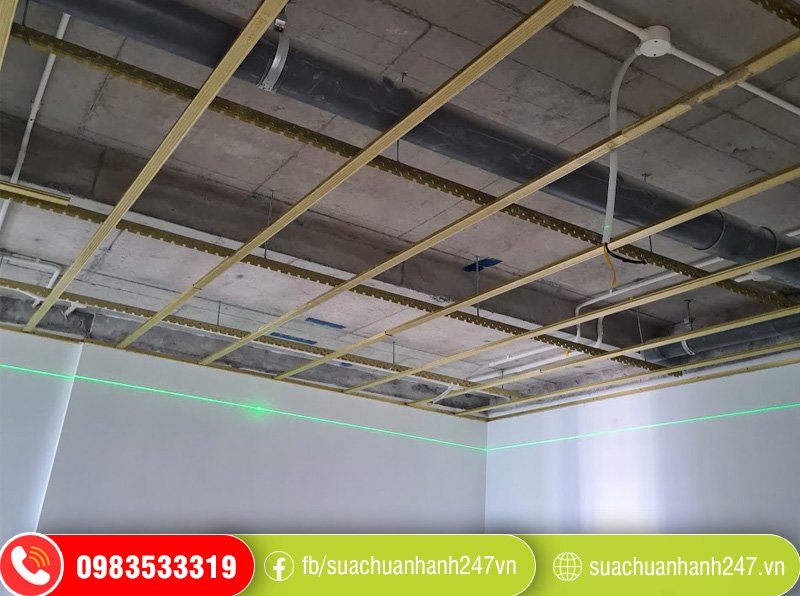 Thi công trần thạch cao đẹp Cầu Giấy