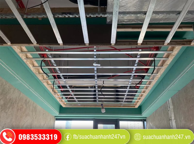 Thi công trần thạch cao Cầu Giấy