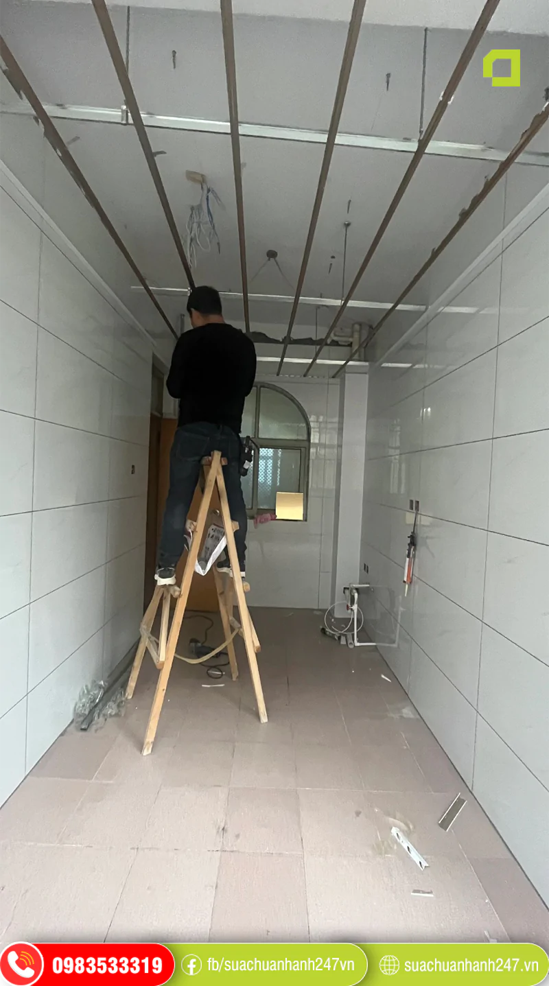 sửa trần thạch cao bị hỏng sửa trần thạch cao bị hỏng