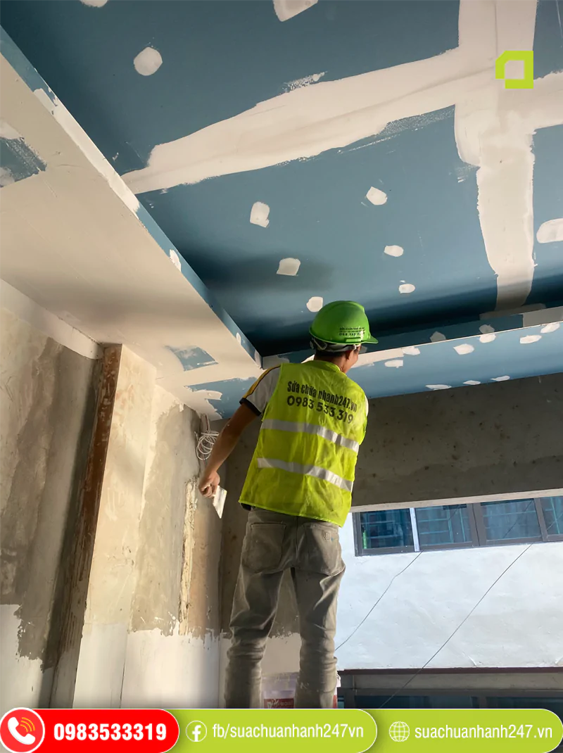 cách sửa trần thạch cao bị lõm cách sửa trần thạch cao bị lõm